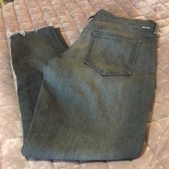 Mother the looker ankle fray denim - Picture 1 of 9